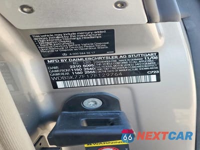 Zdjęcie 12 z 12 samochodu: 2007 MERCEDES-BENZ SL 600 VIN:WDBSK77F17F129764 - miniatura