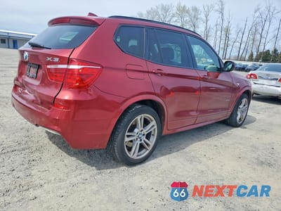 Trzecie zdjęcie samochodu z tyłu: 2014 BMW X3 XDRIVE35I VIN:5UXWX7C5XEL983540 - miniatura