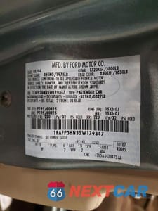 Zdjęcie 12 z 12 samochodu: 2005 FORD FOCUS ZXW VIN:1FAFP36N35W179347 - miniatura