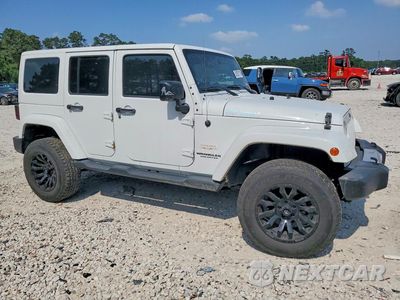 Czwarte zdjęcie samochodu z boku: 2015 JEEP WRANGLER UNLIMITED SAHARA VIN:1C4BJWEG4FL540926 - miniatura