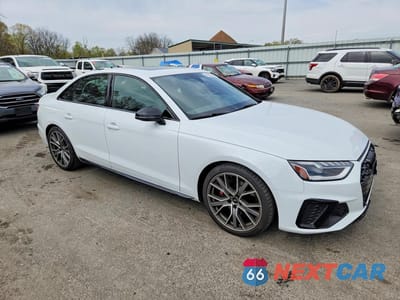 Czwarte zdjęcie samochodu z boku: 2023 AUDI S4 PREMIUM PLUS VIN:WAUB4AF46PA042493 - miniatura