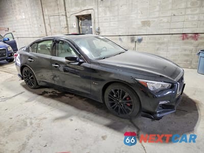 Czwarte zdjęcie samochodu z boku: 2020 INFINITI Q50 RED SPORT 400 VIN:JN1FV7AR7LM660117 - miniatura