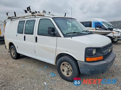 Czwarte zdjęcie samochodu z boku: 2013 CHEVROLET EXPRESS G2500 VIN:1GCWGFCA1D1903190 - miniatura