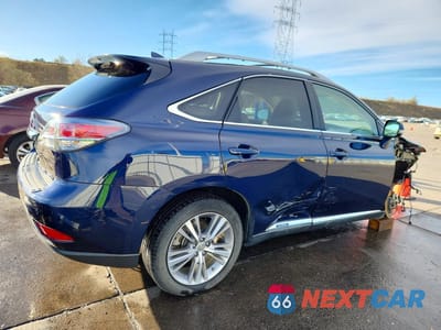 Trzecie zdjęcie samochodu z tyłu: 2015 LEXUS RX 450H BASE VIN:2T2BC1BA0FC006354 - miniatura