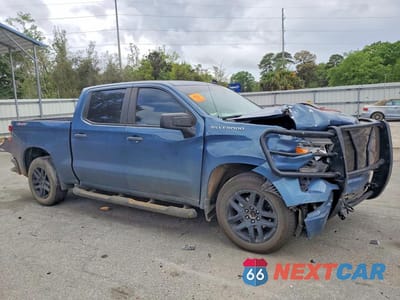 Czwarte zdjęcie samochodu z boku: 2024 CHEVROLET SILVERADO K1500 CUSTOM VIN:1GCPDBEK8RZ220598 - miniatura