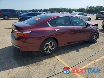 Trzecie zdjęcie samochodu z tyłu: 2016 HONDA ACCORD LX VIN:1HGCR2F39GA048960 - miniatura