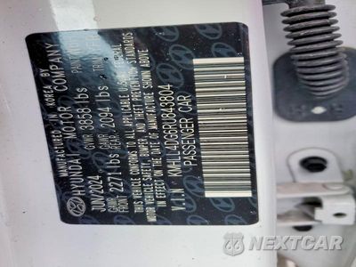 Zdjęcie 12 z 12 samochodu: 2024 HYUNDAI ELANTRA SE VIN:KMHLL4DG6RU843804 - miniatura