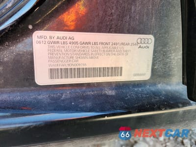 Zdjęcie 13 z 13 samochodu: 2013 AUDI A4 PREMIUM PLUS VIN:WAUFFAFL9DN009155 - miniatura