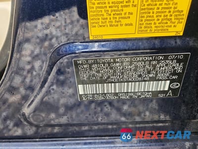 Zdjęcie 12 z 12 samochodu: 2010 LEXUS GS 350 BASE VIN:JTHCE1KS1A0028148 - miniatura