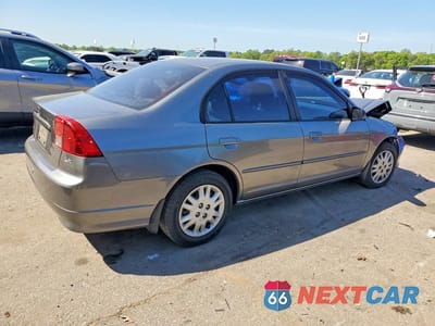 Trzecie zdjęcie samochodu z tyłu: 2005 HONDA CIVIC LX VIN:2HGES16535H526491 - miniatura