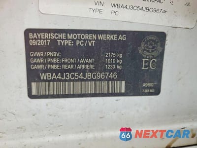 Zdjęcie 12 z 12 samochodu: 2018 BMW 430XI GRAN COUPE VIN:WBA4J3C54JBG96746 - miniatura