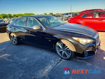 Czwarte zdjęcie samochodu z boku: 2018 INFINITI Q50 3.0T SPORT VIN:JN1EV7AR2JM434124 - miniatura