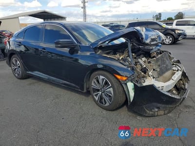 Czwarte zdjęcie samochodu z boku: 2018 HONDA CIVIC EX VIN:JHMFC1F30JX015873 - miniatura