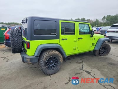 Trzecie zdjęcie samochodu z tyłu: 2012 JEEP WRANGLER UNLIMITED SPORT VIN:1C4HJWDGXCL262623 - miniatura