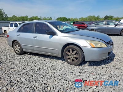 Czwarte zdjęcie samochodu z boku: 2005 HONDA ACCORD EX VIN:1HGCM668X5A053437 - miniatura