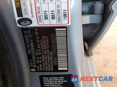 Zdjęcie 12 z 12 samochodu: 2005 BMW 325 I VIN:WBAET37405NJ85231 - miniatura