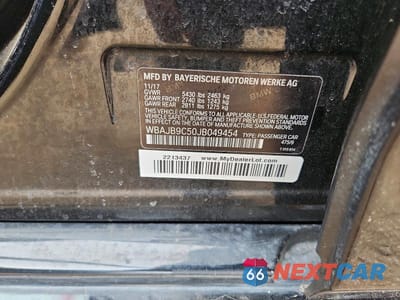 Zdjęcie 12 z 12 samochodu: 2018 BMW M550XI VIN:WBAJB9C50JB049454 - miniatura