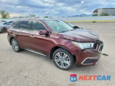 Czwarte zdjęcie samochodu z boku: 2017 ACURA MDX TECHNOLOGY VIN:5FRYD3H51HB007642 - miniatura
