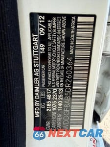 Zdjęcie 10 z 10 samochodu: 2013 MERCEDES-BENZ C 300 4MATIC VIN:WDDGF8AB5DR260364 - miniatura