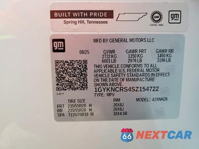 Zdjęcie 14 z 14 samochodu: 2025 CADILLAC XT5 PREMIUM LUXURY VIN:1GYKNCRS4SZ154722 - miniatura