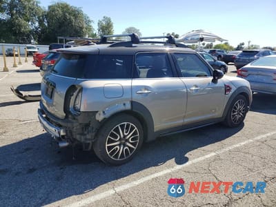 Trzecie zdjęcie samochodu z tyłu: 2019 MINI COOPER JCW COUNTRYMAN ALL4 VIN:WMZYV9C5XK3F03183 - miniatura