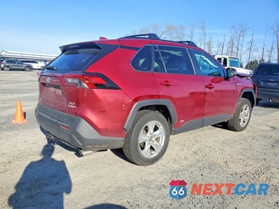 Trzecie zdjęcie samochodu z tyłu: 2020 TOYOTA RAV4 HYBRID XLE VIN:4T3R6RFV7LU005242 - miniatura