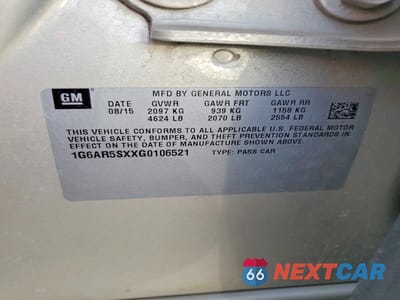 Zdjęcie 12 z 12 samochodu: 2016 CADILLAC CTS LUXURY COLLECTION VIN:1G6AR5SXXG0106521 - miniatura