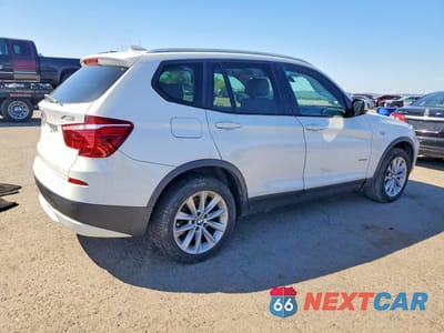 Trzecie zdjęcie samochodu z tyłu: 2013 BMW X3 XDRIVE28I VIN:5UXWX9C59D0A20255 - miniatura