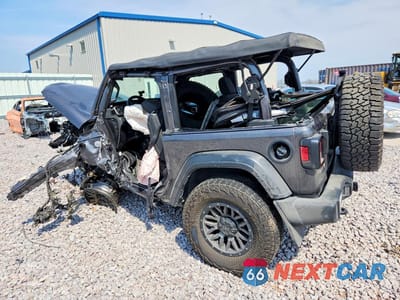 Drugie zdjęcie samochodu z przodu: 2021 JEEP WRANGLER SPORT VIN:1C4GJXAN5MW722288 - miniatura