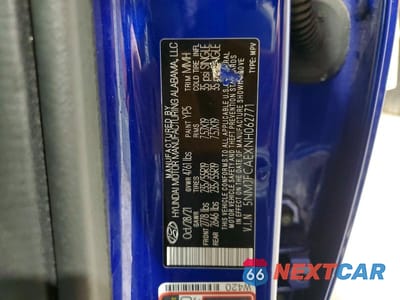 Zdjęcie 13 z 13 samochodu: 2022 HYUNDAI TUCSON SEL VIN:5NMJFCAEXNH062771 - miniatura