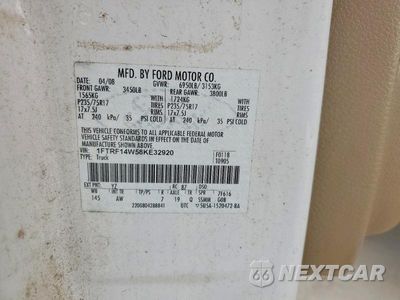 Zdjęcie 12 z 12 samochodu: 2008 FORD F150 VIN:1FTRF14W58KE32920 - miniatura