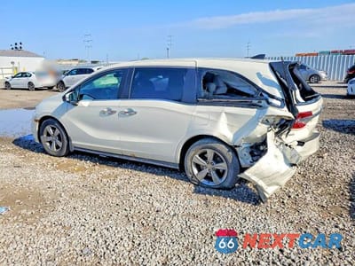 Drugie zdjęcie samochodu z przodu: 2018 HONDA ODYSSEY EXL VIN:5FNRL6H76JB025328 - miniatura