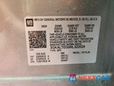 Zdjęcie 13 z 13 samochodu: 2024 GMC TERRAIN SLE VIN:3GKALTEG0RL322029 - miniatura