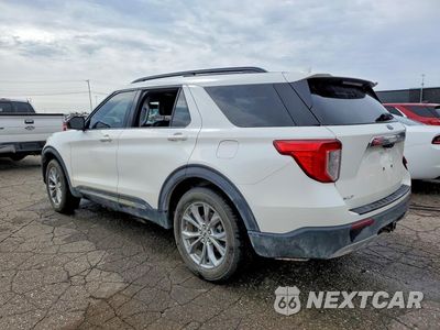 Drugie zdjęcie samochodu z przodu: 2021 FORD EXPLORER XLT VIN:1FMSK8DH4MGA80588 - miniatura