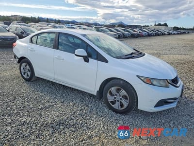 Czwarte zdjęcie samochodu z boku: 2013 HONDA CIVIC LX VIN:19XFB2F57DE245457 - miniatura