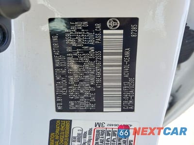 Zdjęcie 12 z 12 samochodu: 2007 TOYOTA CAMRY CE VIN:4T1BE46K97U673555 - miniatura