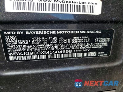 Zdjęcie 13 z 13 samochodu: 2021 BMW X1 XDRIVE28I VIN:WBXJG9C0XM5S84698 - miniatura