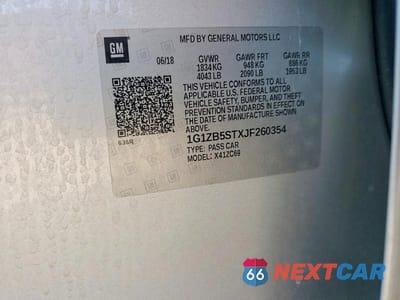 Zdjęcie 12 z 12 samochodu: 2018 CHEVROLET MALIBU LS VIN:1G1ZB5STXJF260354 - miniatura
