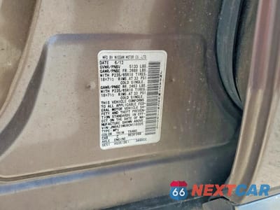 Zdjęcie 13 z 13 samochodu: 2012 NISSAN MURANO S VIN:JN8AZ1MU9CW118325 - miniatura