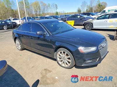 Czwarte zdjęcie samochodu z boku: 2013 AUDI A4 PREMIUM PLUS VIN:WAUHFAFL0DA185494 - miniatura