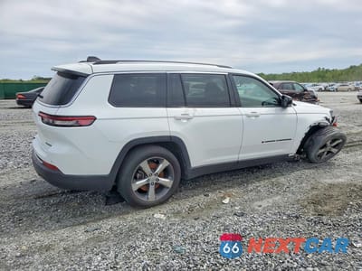 Trzecie zdjęcie samochodu z tyłu: 2021 JEEP GRAND CHEROKEE L LIMITED VIN:1C4RJKBG0M8150885 - miniatura