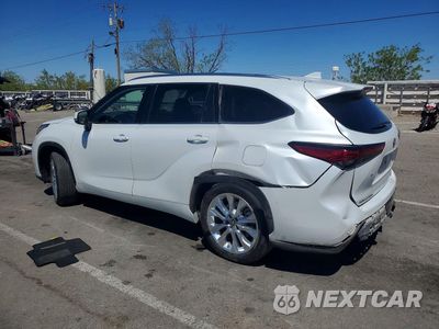 Drugie zdjęcie samochodu z przodu: 2022 TOYOTA HIGHLANDER VIN:5TDYZRAH2NS100834 - miniatura