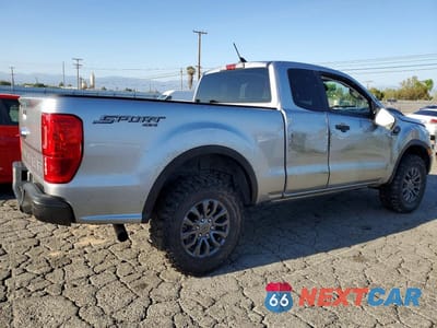 Trzecie zdjęcie samochodu z tyłu: 2021 FORD RANGER XL VIN:1FTER1FH5MLD40828 - miniatura
