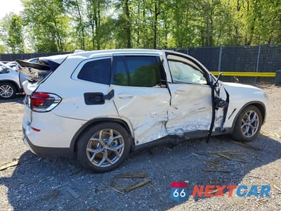 Trzecie zdjęcie samochodu z tyłu: 2020 BMW X3 XDRIVE30I VIN:5UXTY5C00L9C87808 - miniatura