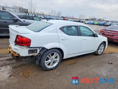 Trzecie zdjęcie samochodu z tyłu: 2012 DODGE AVENGER SXT VIN:1C3CDZCB2CN265789 - miniatura