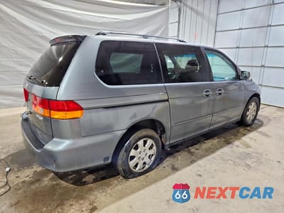 Trzecie zdjęcie samochodu z tyłu: 2002 HONDA ODYSSEY EX VIN:5FNRL18622B043658 - miniatura