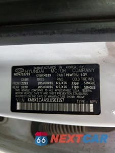 Zdjęcie 13 z 13 samochodu: 2020 HYUNDAI KONA VIN:KM8K1CAA5LU503157 - miniatura