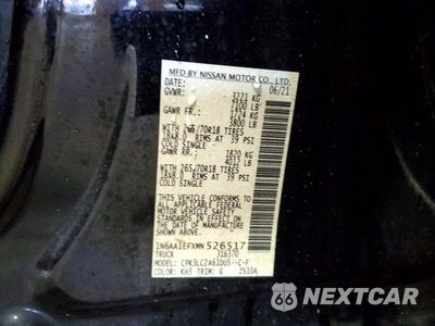 Zdjęcie 12 z 12 samochodu: 2021 NISSAN TITAN SV VIN:1N6AA1EFXMN526517 - miniatura