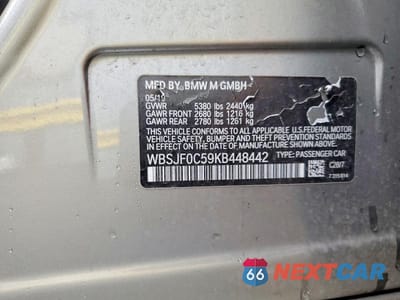 Zdjęcie 12 z 12 samochodu: 2019 BMW M5 VIN:WBSJF0C59KB448442 - miniatura