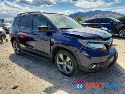 Czwarte zdjęcie samochodu z boku: 2021 HONDA PASSPORT TOURING VIN:5FNYF8H92MB036055 - miniatura